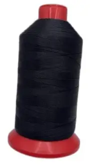 Black Bonded Nylon Sewing Thread V-69 T70 1500 Yard Heavy Duty for black