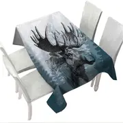 Moose Drawing Tablecloth