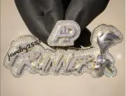 Rapper Jewelry Real Moissanite Men's Custom Letter Pendant 925 Silver Rope Chain