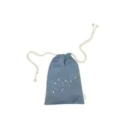 Fabelab Starry Night Embroidery 30cm Christmas Gift Storage String Bag Natural