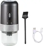 Coffee Grinder,Portable Electric Burr Coffee Grinder 13W 200ml USB Rechargeable Adjustable Setting Cordless Coffee Bean Grinder with Cleaning Brush for Travel Camping Office Household