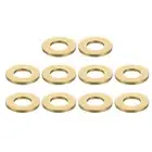 10Pcs Brass Flat Washer, M14x28x2.5mm Brass Washer Assortment for Screws Bolts