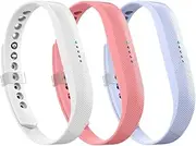 LEEFOX Compatible Fitbit Flex 2 Band, for Fitbit Flex 2 Accessories Silicon Wristbands w/Fastener Clasp Fitness Strap for Original Fitbit Flex 2, No Tracker