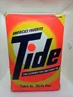 New Sealed Tide Detergent King 5 Lb 4 Oz Size Unopened Full Box Vintage 1971