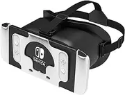 DEVASO Upgraded VR Headset for Nintendo Switch & Switch OLED Model, Switch Virtual Reality Glasses with Adjustable HD Lenses and Comfortable Head Strap, Labo VR Kit 3D Goggles for Switch Accessories