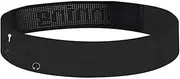 Classic Running Belt | Running Fanny Pack for Women and Men | Non Chafing Waist Band Pack for Phone | Moisture Wicking Storage Belt (Black)
