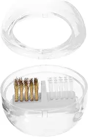 ASAKKURA Nail Drill Bit Cleaning Brush Box Portable Multifunctional Tool for Dust Removal Detachable Design for Easy Maintenance for Manicure Nail Art Cleaning Tasks