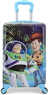 [Fast Forward] Disney Toy Story 20" Hardshell Luggage - Woody Buzz Cute & Durable Hard-side Suitcase for Travel with Spinner Wheels 20"x12"x8", Toy Story 20", Hard Luggage, 20" Hard Luggage
