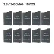 10PCS 3.6V 2400mah Li-ion Rechargeable Battery for Sony PSP2000 PSP3000 PSP-S110