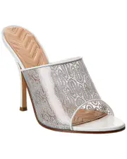 Missoni Vinyl & Leather Sandal 39 White