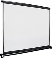 Projector Screen 16:9 Portable Manual Pull Up Table Screen for Office Business Training Home Theater(40 inch)