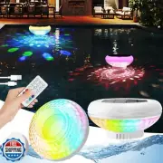QOLNBY Floating Pool Lights, Solar Pool Chlorine Floater with USB Charging, 6