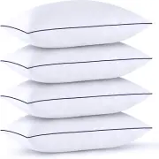 GOHOME Pillows Standard Size Set of 4 - Bed Pillows for Sleeping 4 Pack, Cooling