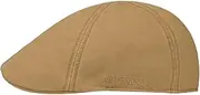 [Stetson] Texas Cotton Flat Cap with UV Protection Ladies/Men - Cap Cotton Cap Sun Cap Visor Summer-Winter