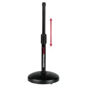 Desktop Microphone Stand with Round Weighted Base & Adjustable Height GFW-MIC...
