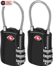 TSA Approved Luggage Combination Locks,T Tersely Combination Travel Padlock Lugg