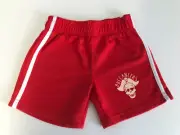 BNWT Boys Sz 3 Kmart H + T Red with White Elastic Waist Knit Athletic Shorts