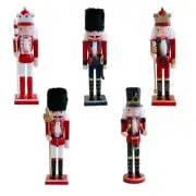 Hand Painted Christmas Nutcrackers Walnuts Hand Soldier Puppet Decorative