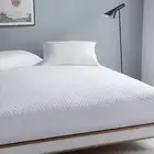 King Size Bed Waterproof Mattress Protector-Cooling Mattress Cover with Fitte...