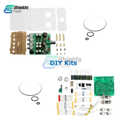 DIY Kits AC12V 6J1 Valve Pre-amp Tube Board Headphone Amplifier+Acrylic Case