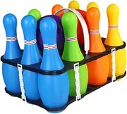 EHJRE Children's Bowling Set with Bowling Pins and Balls, Great for Parties