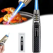 Bulesky Fire Blaze Electric Lighter, Windproof & Waterproof Dual-Arc Outdoor Adjustable Flame Lighter, Modern Style, Gray
