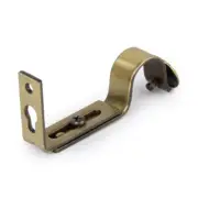 6 Pcs Curtain Rod Brackets 18-22mm Wall-mounted Wall Bracket Living Room Bedroom