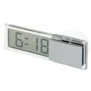3 Pcs K-033 Lcd Auto Clock With Sucker