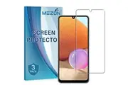 [Set of 3] Samsung Galaxy A22 4G (6.4") Anti-Glare Matte Screen Protector Film by MEZON Case Friendly, Shock Absorption (A22 4G, Matte)