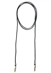 [Vanessa Mooney] The Dealer Black Feather Wrap Choker