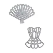 Tonic Studios Die Set-Beautiful Basque & Fan