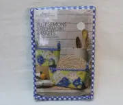 Just Lemons Annie's Holiday Quilters Club Patchwork Baskets Henry Glass Fabrics