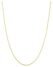 14K Italian Gold Wheat Chain Necklace