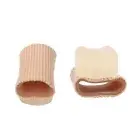 2Pcs Foot Care Silicone Toe Separator Tube Sleeves Hammer Toe Corrector