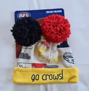 Adelaide Crows AFL AF8022 W19 Infant Babies Cotton Beanie New Licensed