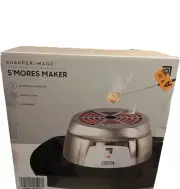 SHARPER IMAGE Electric Tabletop S'mores Maker for Indoors, 6 Piece Set Brand-New