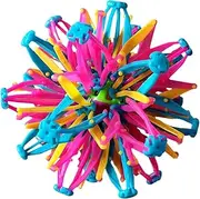 Expandable Breathing Ball,Glo w in The Dark Novelty Expandable Breathing Ball Toy | Colorful Expanding magicBall Toy hoberman Sphere,Stress Reliever Ball Toys for All Kids & Adults Stress