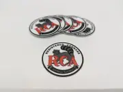 Pack of 50 - Registered Coonass RCA 2" Round Vinyl Sticker - Louisiana Cajun