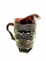 Vintage Avon 1876 Cape Cod Ruby Red Glass 46 Oz. Water Pitcher 8 1/2"