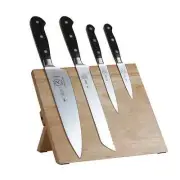 Mercer Culinary Renaissance® 5-Piece Knife Set w/ Rubberwood Magnetic Board