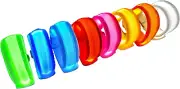 8 PCS LED Glow Bracelets, Christmas Light up Bracelets Set - Glow in the Dark Pa
