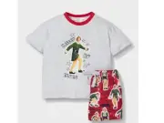 Peter Alexander Jnr Boys Raised By Elves PJ Set Size 2 - BNWT