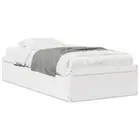 Bed Frame White 90x190 cm Single Solid Wood Pine