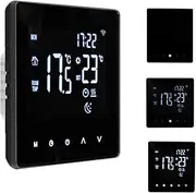 WiFi Smart Thermostat Temperature Controller for Water Heating LCD Display Touch Screen Week Programmable App Control Underfloor Heating Thermostats for Home Office School Hotel