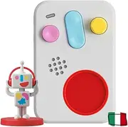 FABA + Interactive Storyteller for Children with Audio Content from 0 to 10 Years, Audio Box with Sound Figure Faba•Me, Night Light, Sleep Routine, Musical Educational Game, Italian Version