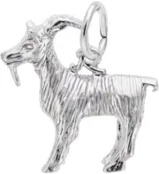 Sterling Silver Billy Goat Charm by Rembrandt