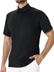 [BOOJO] Polo Shirts for Men Quick Dry Short Sleeve Golf T Shirt Performance Moisture Wicking Workout