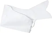 Sosoport Unpainted Koi Fish Streamer DIY Japanese Koinobori Windsock Blank Carp Flag Banner for Outdoor Hanging Decor White Canvas for Projects for Schools and Craft Workshops