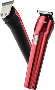 Hair Clipper Trimmer 800mAh Rechargeable R Trimmer Adjustable Cordless Red