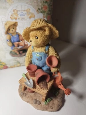Cherished Teddies 2002 "Tristan" My Garden Membership 33367Collector Teddy